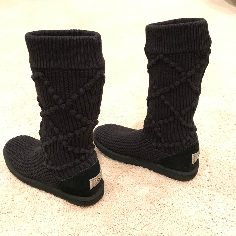 UGG Boots — black knit [EXCELLENT CONDITION]